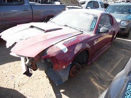 2003 FORD MUSTANG COUPE GT RED 4.6 MT 